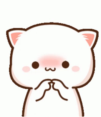 Peach Shy Sticker - Peach Shy Cat - Discover & Share GIFs Rikka And Yuuta, Kawaii Cat Drawing, Peach Cat, Chibi Cat, Cute Bunny Cartoon, Cute Bear Drawings, Images Kawaii, 강아지 그림, Cute Panda Wallpaper