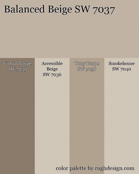 Tony Taupe, Beige Paint Colors, Balanced Beige, Taupe Paint, House Paint Color Combination, Beige Paint, Paint Color Schemes, Neutral Paint Colors, Genius Ideas