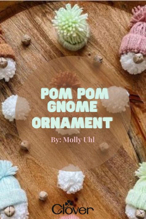 These pom pom gnomes are the perfect pairing with a gift card this holiday season. Show your love with these handmade gifts! #pompommaker #gnomes #holidayaccessories #holidaydiy Pom Pom Gnome Garland, Pom Pom Gnomes Diy, Gnome Pom Pom, Pom Pom Gnomes, Teen Library, Pom Crafts, Pom Pon, Toilet Paper Tube, Pom Pom Maker