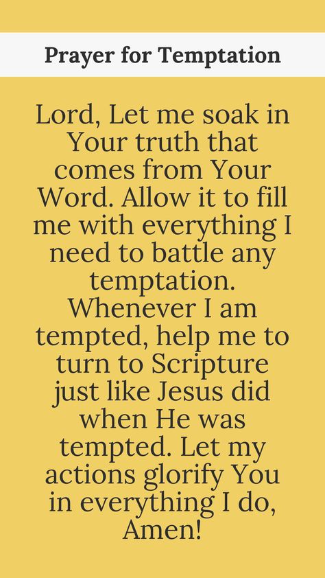 Prayer For Temptation (Jesus: The Ultimate Example) Prayers For Temptation, Prayer Against Temptation, Prayer For Temptation, Boyfriend Prayer, Temptation Quotes, Jesus Temptation, Christian Tips, Resist Temptation, Quotes Scriptures