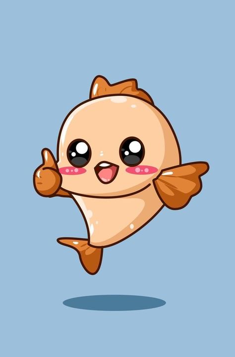 cute and happy fish cartoon illustration Happy Fish Cartoon, Funny Fish Illustration, Fish Cartoon Illustration, Fish Cute Drawing, Race Drawings, Cartoon Fish Cute, Fish Illustration Cute, Cartoon Fish Drawing, Cute Fish Illustration