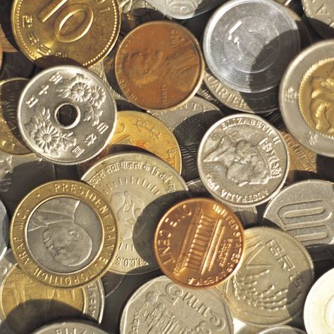 You can cash in foreign coins , but they make a fun addition to spending money from the tooth fairy. Kids like looking up where in the world they are from. Airport Shopping, Investment Business, All Currency, Foreign Coins, Games Kids, Coin Art, Coins Worth Money, Coins For Sale, Coin Worth