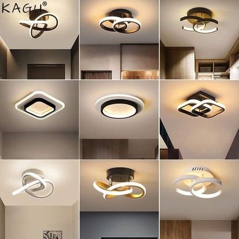 Balcony Lights, Light Balcony, Balcony Lighting, Corridor Lighting, Ceiling Design Living Room, Ceiling Design Modern, Modern Led Ceiling Lights, Living Room Corridor, Lights Home