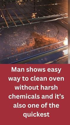 Easy Way To Clean Oven, Oven Cleaning Easy, Oven Cleaning Hacks, Self Cleaning Ovens, Baking Soda Vinegar, Oven Cleaner, Clean Microwave, Household Cleaning Tips, Oven Cleaning