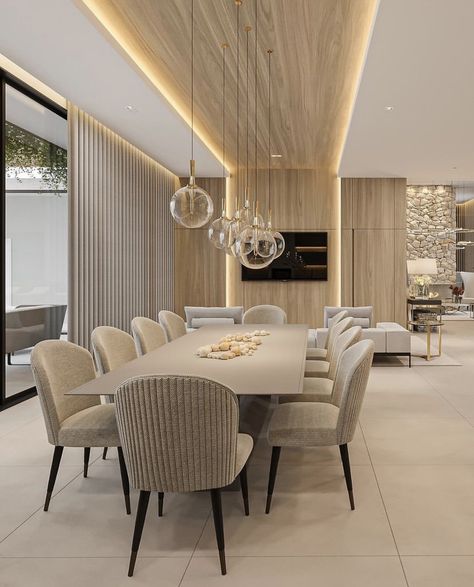 Dining Room Ideas Modern, Dining Room Design Luxury, تصميم الطاولة, Dynamic Wallpaper, تصميم داخلي فاخر, Dining Room Style, Dinning Room Design, Home Entrance, التصميم الخارجي للمنزل