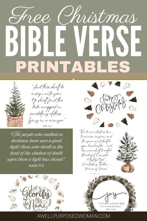 Free Christmas Christian Printables: Gift Day on our Countdown! - A Well Purposed Woman Merry Christmas Images Free Christian, Christmas Verses Printable, Free Christian Christmas Svg Files For Cricut, Bible Verse Christmas Ornaments, Christmas Christian Decorations, Christian Christmas Tags, Christmas Sayings And Quotes Christian, Free Christian Christmas Printables, Christmas Ornament Printables Free