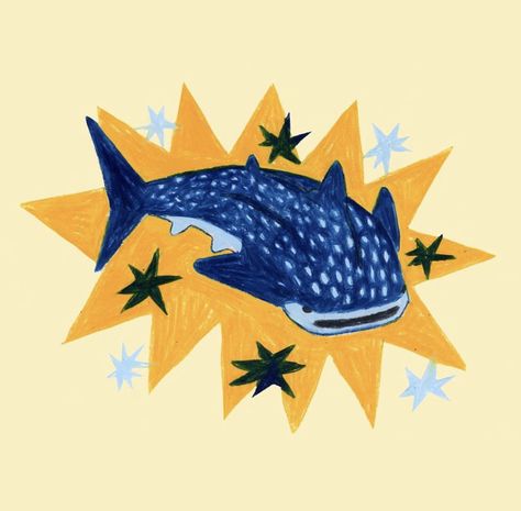 Credit @pheobe.illustration on insta Horrible Tattoos, Master Tattoo, Whale Tattoo, Design Stickers, Mia 3, Bad Things, Whale Shark, Arte Animal, Summer Design