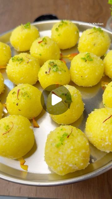 Shweta's Kitchen on Instagram: "Creamy, dreamy goodness of Coconut and Milk Powder Laddu! These soft, chewy bites are packed with the richness of coconut and milk, perfectly balanced with a hint of sweetness. A classic Indian sweet treat that’s ridiculously easy to make and impossible to resist!

#CoconutAndMilkPowderLaddu #CreamyDelight #CoconutLove #MilkPowderMagic #IndianSweets #FestiveFood #SweetTreats #GheeBasedSweets #CoconutMilkPowder #PowderedSugar #CardamomFlavor #SweetDelights #Foodie #RecipeInspiration #Delicious #Yum #Foodstagram #InstaFood #IndianCuisine #SweetTooth #LadduLovers #CoconutSweets #EasyRecipe #SweetBites #TastyTreats #instantladdu #ladduforever😇❤️ #laddulaovers #milkpowdersweets" Indian Laddu Recipe, Diwali Nashta Recipe, Nashta Recipe, Diwali Sweets Recipe, Lunch Recipes Indian, Quick Lunch Recipes, Diwali Sweets, Sweet Dishes Recipes, Indian Sweet