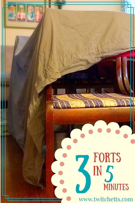 Three Forts in Five Minutes . Tips for building fun blanket forts for quick indoor fun. Adult Blanket Fort Living Rooms, Walker Learning, Indoor Forts, Cool Forts, Fun Blanket, Blanket Forts, Decor Inspiration Diy, Preschool Play, Kids Forts