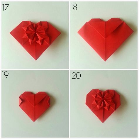 ROSA MERLIZA: Origami Origami Ornaments, Origami Diagrams, Luxury Kitchen Design, All Holidays, Craft Diy, Note Paper, Flower Crafts, San Valentino, Origami