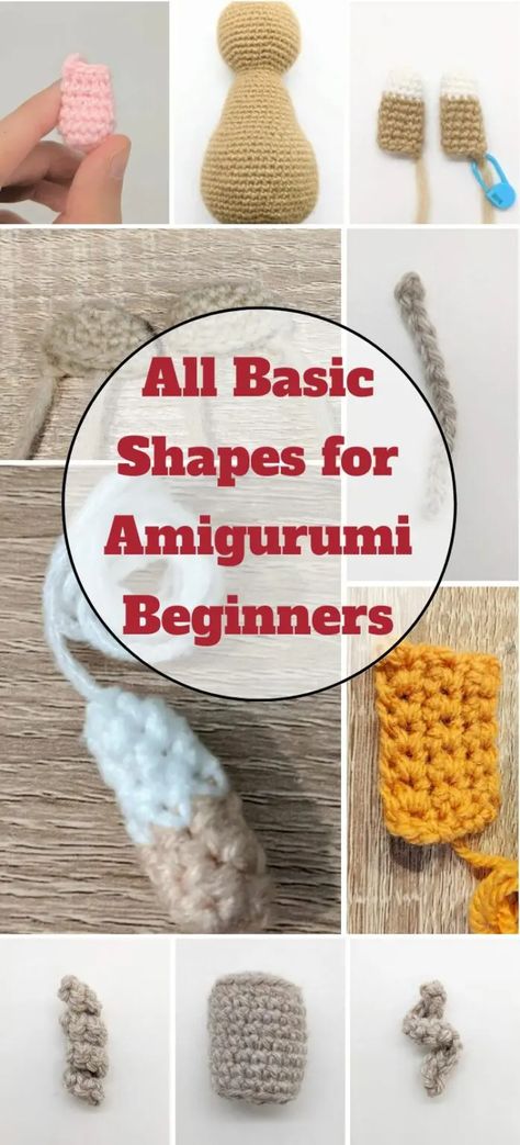 Try this easy crochet tutorial that teaches Amigurumi for beginners. It shows you step by step how to make all the basic Amigurumi shapes like head, body, legs, sphere, tube and so on. It also tells you have to make a circle, square, sphere etc. Amigurumi Shapes, Toys Quotes, Basic Amigurumi, Crochet Stuffies, Crochet Free Patterns, Beginner Crochet Tutorial, Easy Crochet Projects, Crochet Animals Free Patterns, Crochet Circles