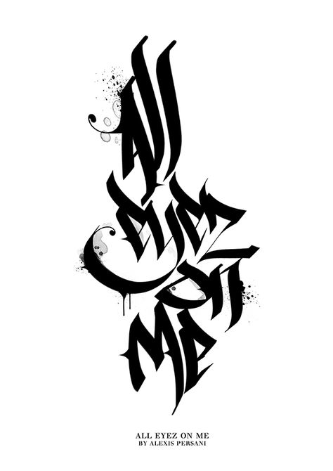 Tattoo Lettering Design, Chicano Lettering, Tattoo Lettering Styles, Calligraphy Tattoo, Graffiti Lettering Fonts, Tattoo Lettering Fonts, Eyes On Me, Graffiti Alphabet, Graffiti Font