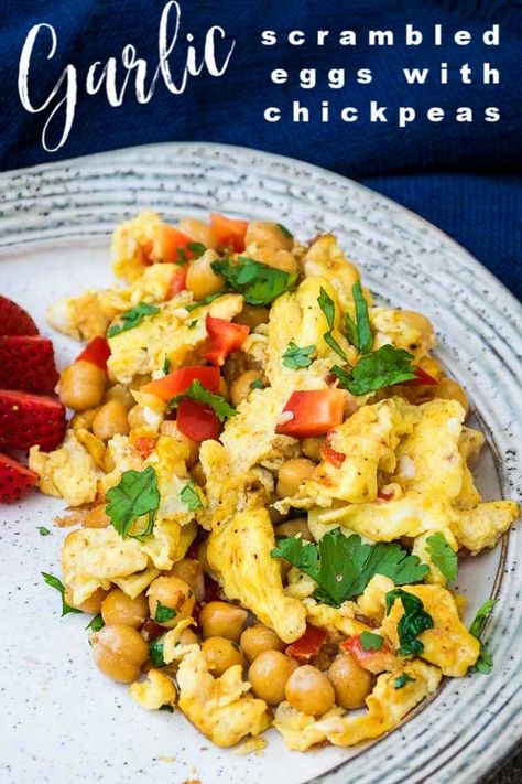 Garlic Eggs, Stovetop Recipes, Paleo Pumpkin Muffins, Breakfast Eggs Scrambled, Eggs Dinner, Creamy Scrambled Eggs, Morning Meals, Breakfast Muffin, Banana French Toast