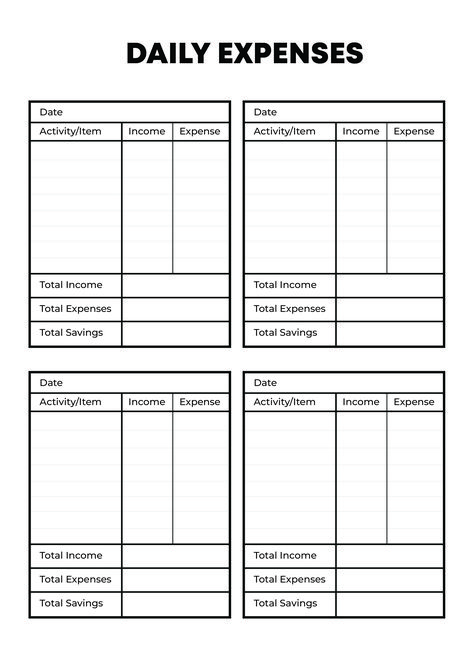 Here’s your indispensable financial tracking tool, a.k.a., our Daily Expenses Planner! Record each date, activity, income, and expense with meticulous detail. Witness the prowess of well-organized finances as you observe real-time total income, total expenses, and total savings calculations. Take charge of your financial journey and download ‘Daily Finance’ from www.theprintables.in to experience the power of effective financial management. Organisation, Income Outcome Planner, Business Income And Expense Sheet, Daily Expenses Template, Daily Budget Planner, Product Pricing Worksheet, Date Activity, Executive Planner, Organized Finances