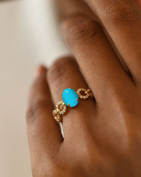 Vintage turquoise ring