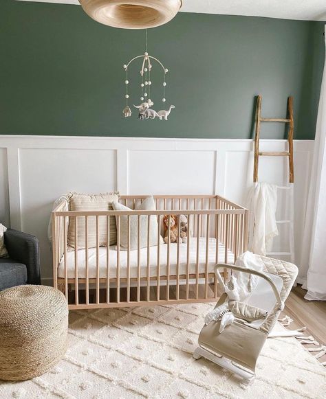 Nursery Decor Green, Newborn Room, Baby Room Neutral, Baby Boy Room Decor, Nursery Room Design, Baby Room Inspiration, Baby Boy Room Nursery, Nursery Room Inspiration, Baby Bouncer