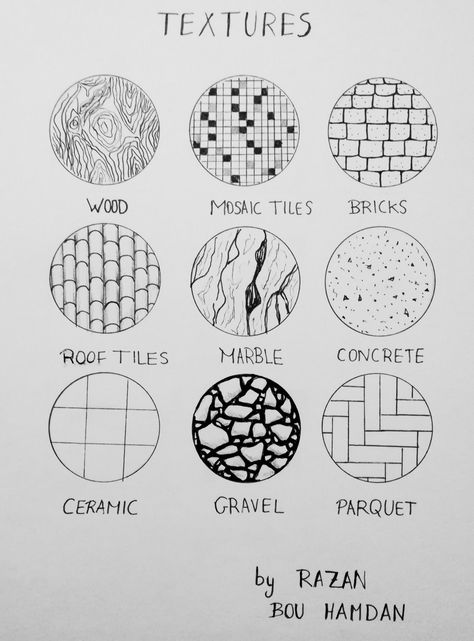 Texture rendering design Croquis, Architecture Drawing Basic, How To Draw Carpet, Texture Sketch Architecture, Rendering Textures, Texture Sketch, Architecture Journal, Basic Sketching, Interior Design Sketchbook