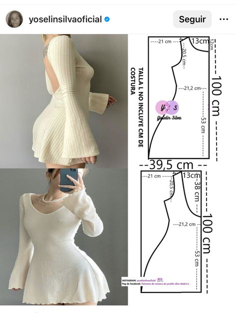 Diy Clothes Patterns, Clothing Pattern Design, Dress Patterns Diy, Easy Dress Sewing Patterns, Dress Sewing Tutorials, Mode Tips, Sewing Projects Clothes, Sewing Clothes Women, Fashion Design Patterns