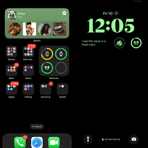 Simple Iphone Home Screen Layout, Phone Organization Home Screen Simple, Simple Iphone Layout Ideas, Iphone Home Screen Layout Organized Simple, Phone Themes Simple, Iphone Simple Layout, Cool Home Screens, Simple Home Screen Ideas, Simple Phone Organization