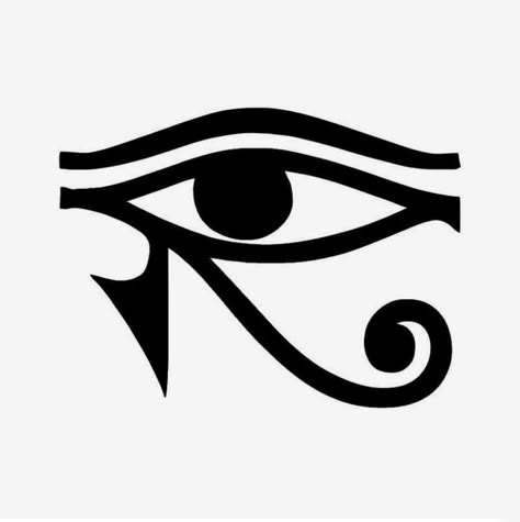 Egyptian Eye Tattoos, Horus Tattoo, Egyptian Eye, Egypt Tattoo, Pagan Symbols, Eye Of Ra, Pokemon Tattoo, Egyptian Tattoo, Tatuaje A Color