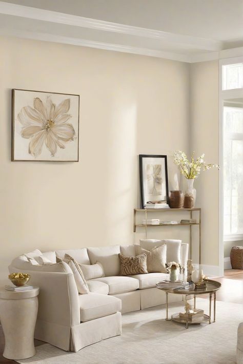 living room paint colors, interior design, home decor, wall paint ideas Bone White Paint Color Living Rooms, Ash White Paint Wall Colors, Cream Color Wall Paint, Eggshell Paint Color Living Room, Modern Wall Colors Living Room, Alabaster With Pure White Trim, Living Room Paint Ideas Color Schemes, Color Living Room Walls, Cream Walls Living Room