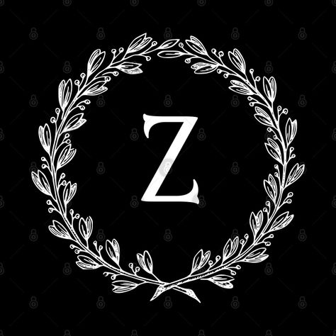 A Love Z Wallpaper, Z Wallpaper Letter Black, Z Aesthetic Letter, Z Letter Wallpaper, Z Alphabet Design, Cottagecore Letter, Z Wallpaper Letter Iphone, Z Names, Display Pictures For Whatsapp