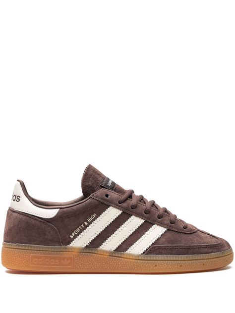 Adidas Gazelle Brown, Dark Brown Sneakers, Adidas Brown, Adidas Spezial Brown, Brown Adidas Shoes, Adidas Sporty And Rich, Autumn Sneakers, Fall Sneakers 2024, Brown Suede Sneakers