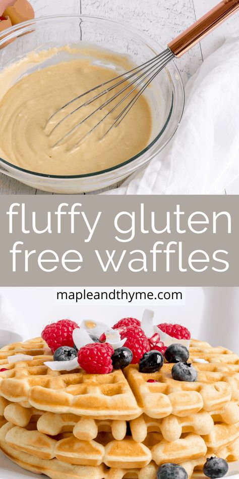 Gluten Free Waffles Recipe, Glutenfri Baking, Gf Breakfast, Gluten Free Waffles, Cookies Gluten Free, Waffles Recipe, Waffle Recipe, Best Gluten Free, Gluten Free Recipes For Breakfast