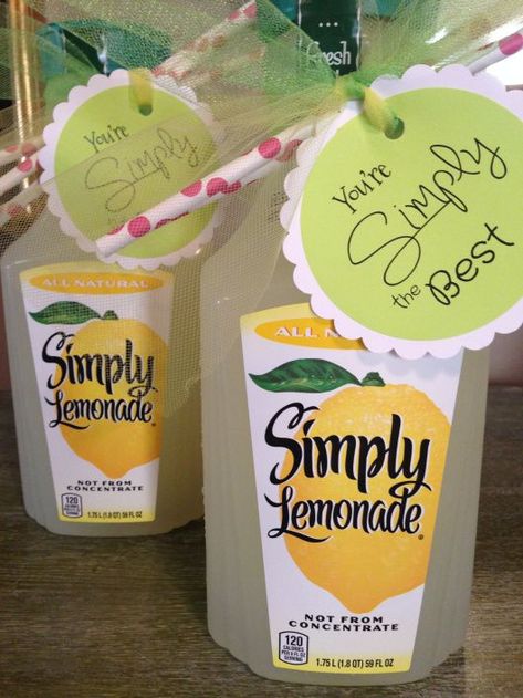 Best Lemonade, Volunteer Gifts, Volunteer Appreciation, Visiting Teaching, Staff Appreciation, Employee Appreciation, Teacher Appreciation Week, Simple Gifts, Appreciation Gifts