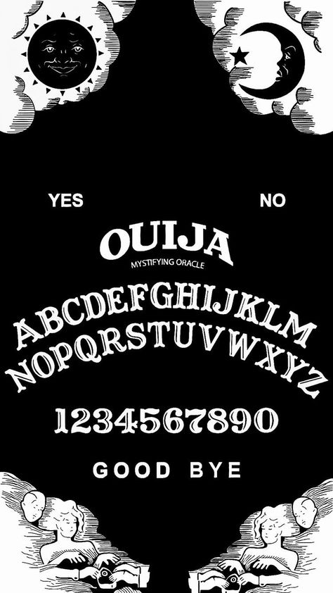 Ouija Wallpaper Iphone, Gothic Wallpaper Quotes, Goth Screen Wallpaper, Witchcraft Phone Wallpaper, Paranormal Wallpaper Aesthetic, Ouija Board Wallpaper Iphone, Witchy Lock Screen, Alt Wallpapers Phone, Horror Lockscreen Wallpaper