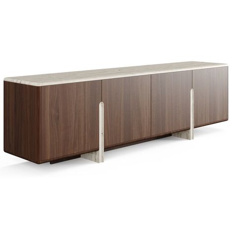 Palatine Sideboard by RocheBobois Dining Sideboard, Shop Doors, Console Design, 3d Panels, Modern Console, Sideboard Designs, Modern Sideboard, Leisure Chair, Childrens Beds