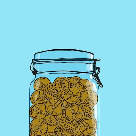 WRKLFE MFG. CO. on Instagram: "I'm back after a brief hiatus.

My wife bought me the "642 Things To Draw" book, which I use as a daily illustration prompt. I aim to spend an hour on each illustration and post one daily. Today's entry is Jar Full of Pennies

#642thingstodraw #dailyillustration" 642 Things To Draw, Draw Book, Daily Illustration, Things To Draw, Im Back, My Wife, To Draw, Penny, Drawings