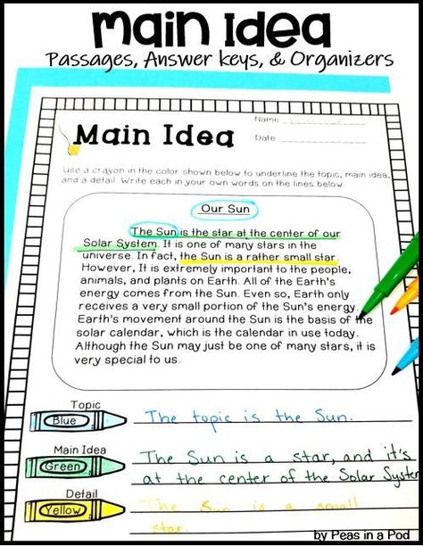 Main Idea Vs Topic, 2nd Grade Main Idea And Details, Main Idea Mentor Texts 3rd Grade, Teaching Main Idea 3rd Grade, Main Idea 1st Grade, Teaching Main Idea Third, Main Idea Second Grade, Main Idea 3rd Grade Activities, Main Ideas And Details Activities