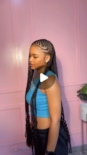 Barbie’sbeauty on Instagram: "We’re currently accepting walk ins today…. 📞0247005834

STYLE: lemonade 

STYLIST: Gifty 

📞0247005834" Half Stitch Braids, Half Braids, Box Braids Hairstyles For Black Women, Stitch Braids, Beauty Lounge, Braided Hairstyles For Black Women, Box Braids Hairstyles, Twist Braids, Twist Hairstyles