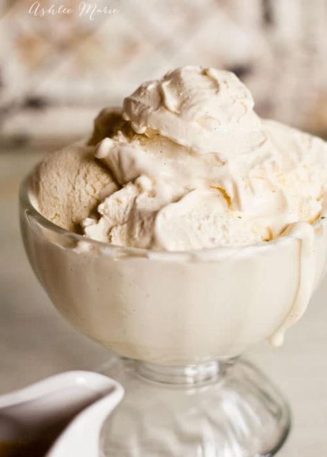 Homemade Ice Cream Recipes Machine, Ginger Ice Cream, Ice Cream Recipes Machine, Cuisinart Ice Cream, Gelato Ice Cream, Ice Cream Maker Recipes, Vanilla Recipes, Pampered Chef Recipes, Homemade Ice Cream Recipes