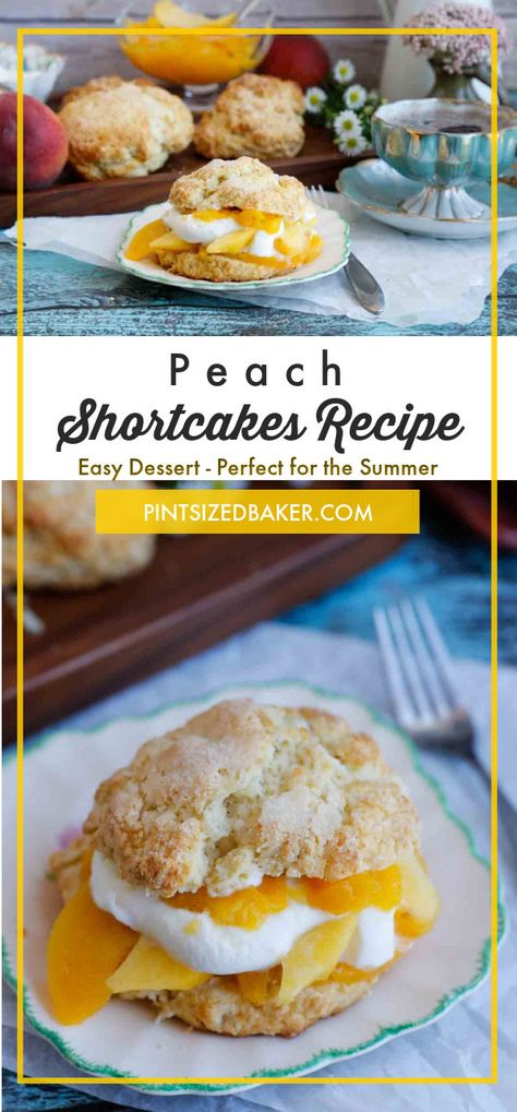 Peach Shortcake Recipe, Shortcake Recipe Easy, Peach Shortcake, Cupcake Business, Shortcake Recipe, Grilled Fruit, Fresh Peaches, Canned Peaches, Slider Recipes