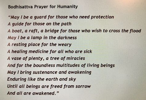 Bodhisattva Prayer for Humanity | Shantideva | Dalai Lama Bodhisattva Quotes, Buddhist Mantras, Buddhism Beliefs, Manifest 2024, His Holiness The Dalai Lama, Best Advice Quotes, Buddha Wisdom, Buddhist Mantra, Medicine Buddha