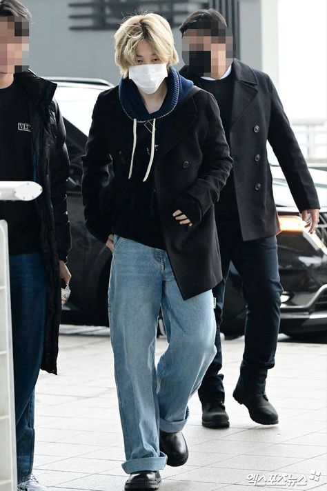 Incheon, Jimin Airport Fashion, Prince Clothes, Jin Jhope, Icn Airport, Incheon Airport, Budapest Hungary, Airport Style