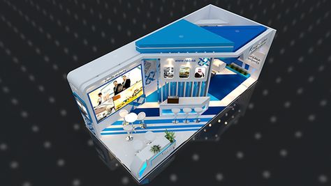 2side Open Exhibition Stall, Tech Booth, Temporary Exhibition, Exhibition Stall Design, Stall Design, Exhibition Stall, Stall Designs, Wardrobe Design Bedroom, Exhibition Stand Design