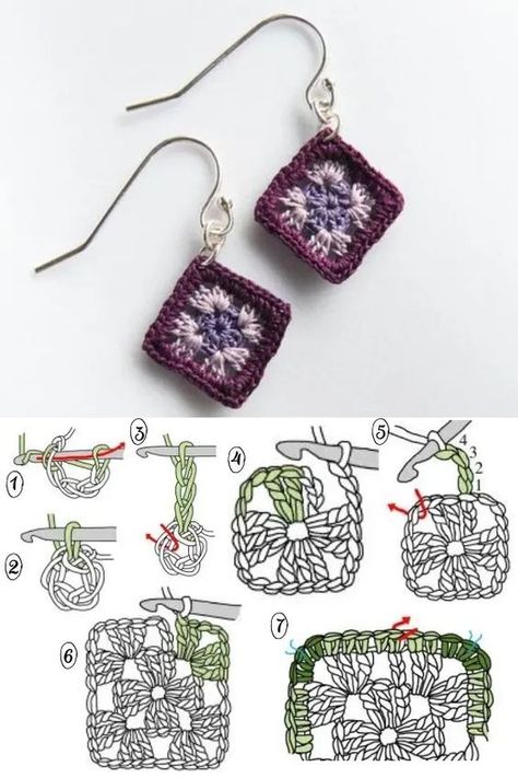 Crochet Earrings For Summer - Add Style And Comfort To Your Outfits Diy Crochet Jewelry, Crochet Jewlery, Crochet Jewelry Patterns, Crochet Earrings Pattern, Quick Crochet, Earring Tutorial, Diy Crochet Projects, Handmade Jewelry Gift, Free Crochet Patterns