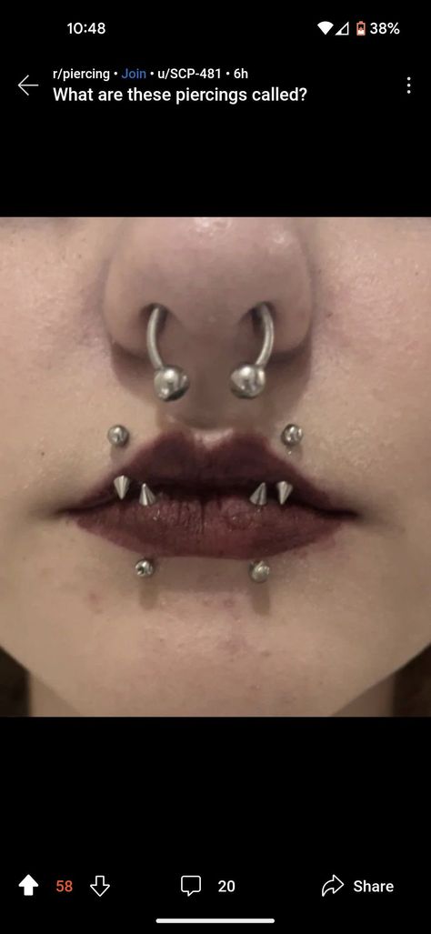 Scarification Tattoo Ideas, Angel Fangs And Snake Bites, Vertical Snakebites, Angel Bites Piercing Fangs, Angel Fangs Piercing, Angel Fangs, Canine Bites, Canine Bites Piercing, Angel Bites