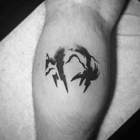 50 Metal Gear Tattoo Designs For Men - Gaming Ink Ideas Metal Gear Tattoo, F Tattoo, Gear Tattoo, Solid Snake, True Tattoo, Gaming Tattoo, Small Hand Tattoos, Big Boss, Metal Gear Solid