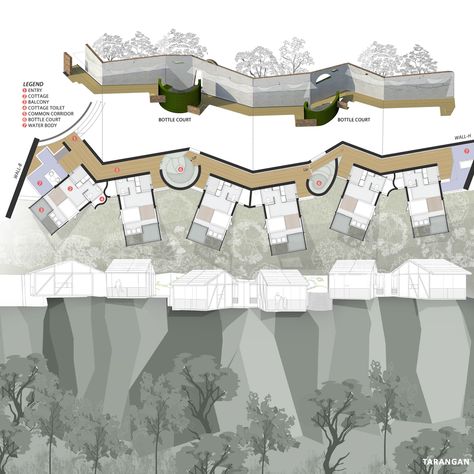 Resort Reception, Restaurant Floor Plan, Resort Design Plan, Resort Plan, Restaurant Flooring, Resort Design, Rainwater Harvesting, Traditional Architecture, Site Plan