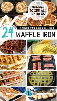 Mini Waffle Recipe, Ideas For Cooking, Breakfast Ideas For Kids, Waffle Iron Recipes, Waffle Maker Recipes, Waffle Irons, Foods With Iron, Iron Recipes, Breakfast Waffles