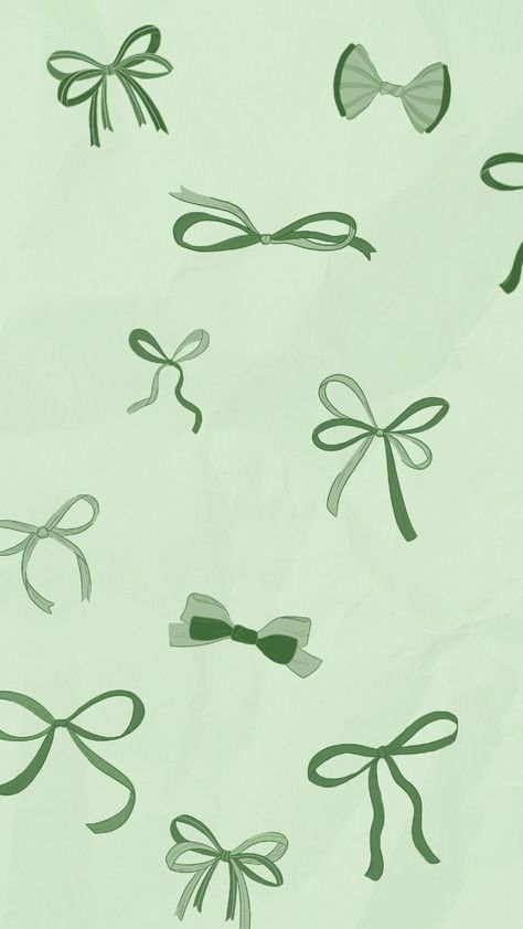 Sage green trendy bow wallpaper for all phone types Olive Green Cute Wallpaper, Green Astetic Photos, Sage Green Widgets Medium, Sage Green Background Wallpapers, Sage Green Ios 16 Wallpaper, Green Bow Aesthetic, Phone Wallpaper Green Aesthetic, Sage Green Pattern Wallpaper, Green Paper Aesthetic