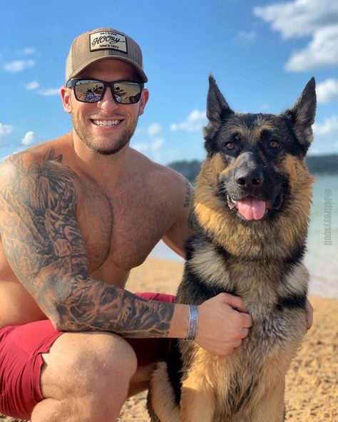 Jeff Sorensen on Instagram: “Bubbas first time at the lake was a success! Had such a blast” Jeff Sorensen, Guys Pictures Instagram, Jeffrey Scott Scammer, Guy With Dog, Handsome White Men, Men With Dogs, Guy Best Friend Pictures, Military Man, Us Military Men