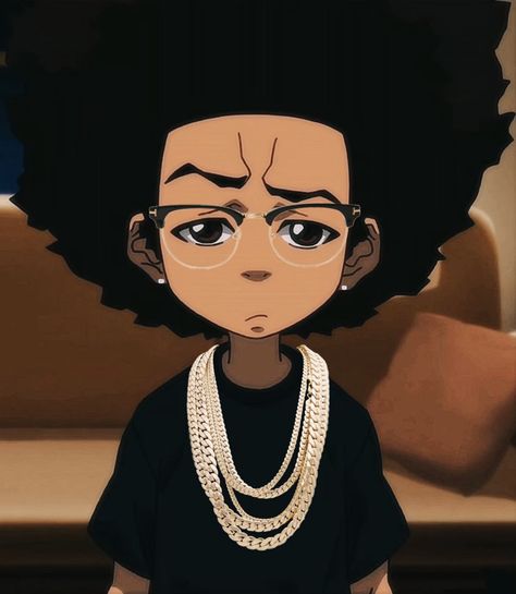 Boondocks Huey, A Black, Black