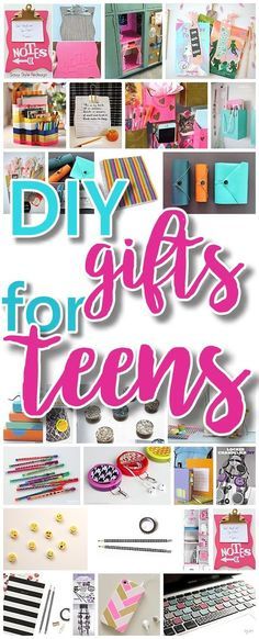 The BEST DIY Gifts for Teens, Tweens and Best Friends - Easy, Unique and Cheap Handmade Christmas or Birthday Present Ideas to make for you and your BFFs! - Dreaming in DIY#giftsforteens #teengiftideas #teengifts #diyteengifts #diyteengiftideas Diy Gifts For Teens, Best Diy Gifts, Small Diy Gifts, Diy Christmas Gifts For Friends, Birthday Present Ideas, Diy Crafts For Teen Girls, Anniversaire Diy, Diy Crafts For Teens, Diy Cadeau