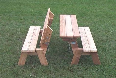 folding bench picnic table plans Folding Picnic Table Plans, Folding Picnic Table Bench, Wood Bench Plans, Garden Bench Plans, Picnic Table Plans, Picnic Table Bench, Gazebo Plans, Folding Bench, Folding Picnic Table