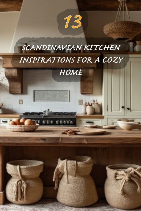 I love exploring Scandinavian kitchen designs that bring warmth and simplicity into the home. This cozy space showcases natural materials like wood and textiles, creating a welcoming atmosphere. The earthy tones and minimal decor inspire me to embrace a clutter-free lifestyle while savoring the beauty of functional elegance. Small Kitchen Scandinavian, Cozy Functional Kitchen, Kitchen Ideas Scandinavian Modern, Cozy Kitchen Remodel, Scandish Home Kitchen, Earthy Warm Kitchen, Earthy Minimalist Kitchen, Hygge Kitchen Ideas, Warm Earthy Kitchen